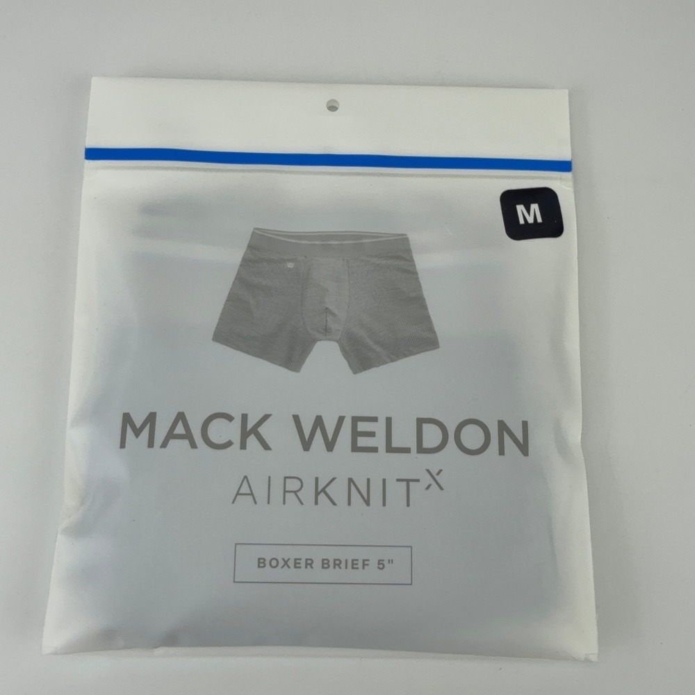 Mack Weldon Airknitx Boxer Brief 5" Charcoal Heather Medium MODBO1-CH-M